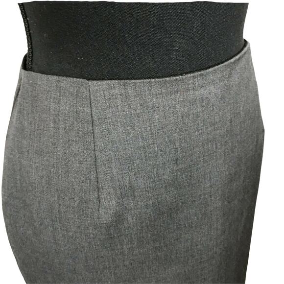 Michael Kors Women Grey Wool Pencil Skirt Career Workwear Business‎ Size 6 - Picture 5 of 8